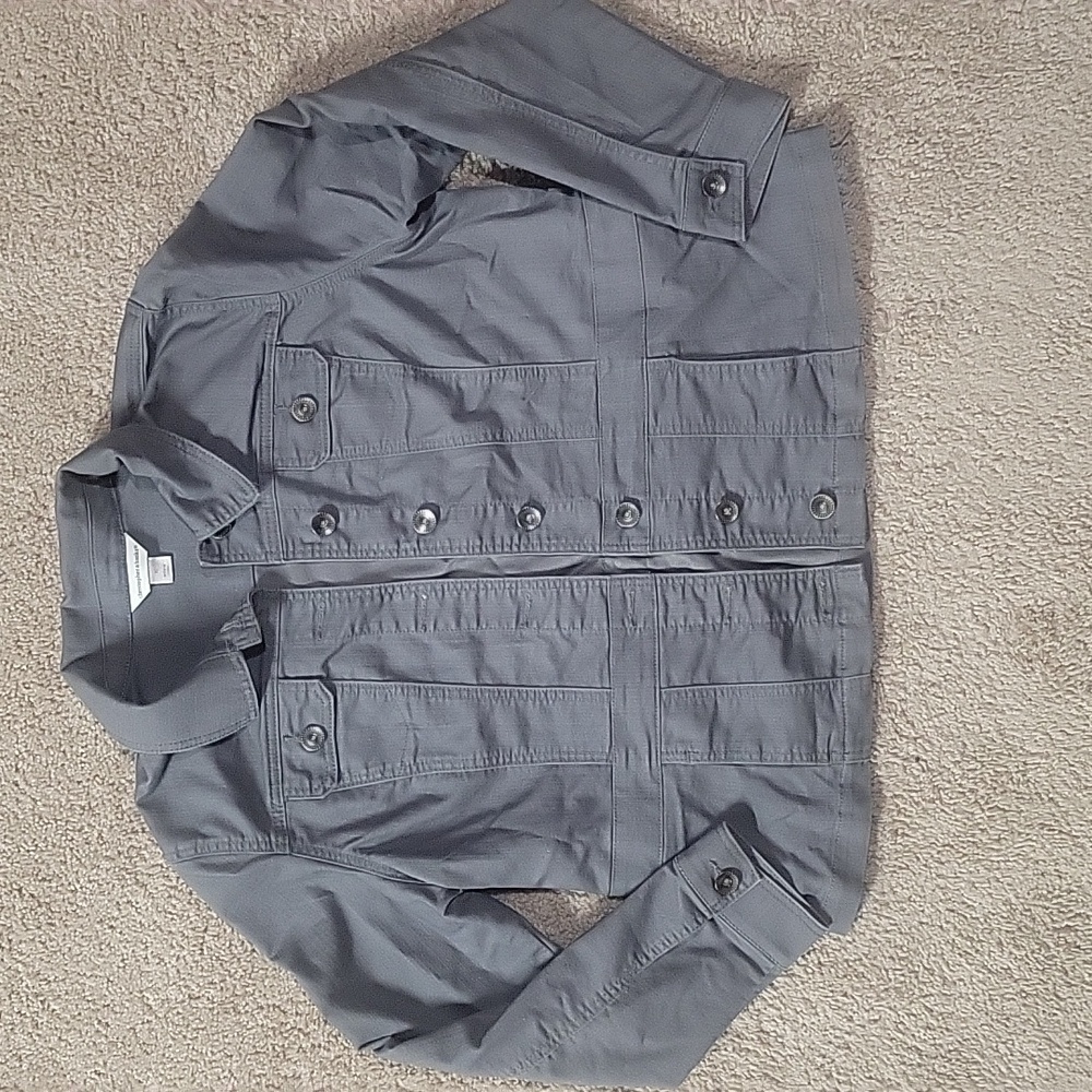 Christopher & Banks Gray Denim Jacket